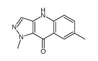 1,7-dimethyl-4H-pyrazolo[4,3-b]quinolin-9-one结构式