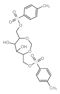 D-Mannitol,2,5-O-methylene-, 1,6-bis(4-methylbenzenesulfonate) (9CI)结构式