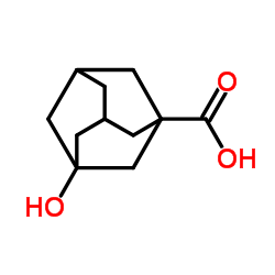 3-羟基-1-金刚烷甲酸结构式