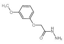 2-(3-甲氧基苯氧基)乙酰肼结构式
