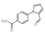 1-(4-acetylphenyl)pyrrole-2-carbaldehyde Structure