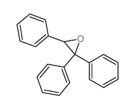 Oxirane,2,2,3-triphenyl- Structure