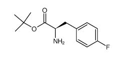 H2N-D-Phe(4-F)-O-t-Bu结构式