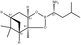 (S)-BoroLeu-(-)-Pinanediol-CF3COOH Structure