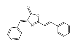 5(4H)-Oxazolone,2-[(1E)-2-phenylethenyl]-4-(phenylmethylene)-, (4Z)- Structure