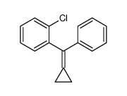1-chloro-2-[cyclopropylidene(phenyl)methyl]benzene结构式
