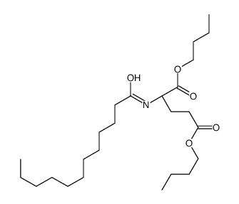 dibutyl (2S)-2-(dodecanoylamino)pentanedioate Structure