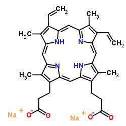 Disodium protoporphyrin IX Structure