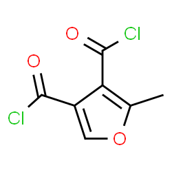 3,4-Furandicarbonyl dichloride, 2-methyl- (9CI) Structure