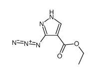 ethyl 5-azido-1H-pyrazole-4-carboxylate Structure