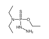N-[ethoxy(hydrazinyl)phosphinothioyl]-N-ethylethanamine Structure