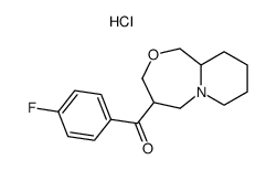 (4-fluoro-phenyl)-(octahydro-pyrido[2,1-c][1,4]oxazepin-4-yl)-methanone, hydrochloride Structure