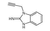 (9ci)-1-(2-丙炔)-1H-苯并咪唑-2-胺结构式