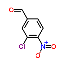 3-氯-4-硝基苯甲醛结构式