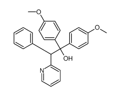 1,1-bis(4-methoxyphenyl)-2-phenyl-2-pyridin-2-ylethanol Structure