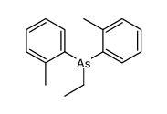 ethyl-bis(2-methylphenyl)arsane Structure
