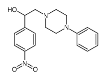 1-(4-nitrophenyl)-2-(4-phenylpiperazin-1-yl)ethanol Structure