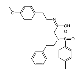 N-[2-(4-methoxyphenyl)ethyl]-2-[(4-methylphenyl)sulfonyl-(2-phenylethyl)amino]acetamide Structure