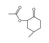 [(1S,5S)-5-methyl-2-oxocyclohexyl] acetate Structure