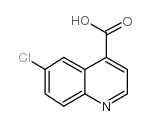 6-氯喹啉-4-甲酸结构式