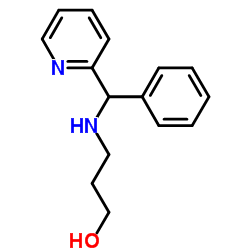 3-[(PHENYL-PYRIDIN-2-YL-METHYL)-AMINO]-PROPAN-1-OL结构式