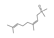 (Z)-N,N,3,7-tetramethylocta-2,6-dien-1-amine oxide结构式
