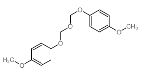 1-methoxy-4-[(4-methoxyphenoxy)methoxymethoxy]benzene Structure