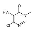 5-amino-6-chloro-3-methylpyrimidin-4(3H)-one Structure