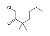 1-chloro-3,3-dimethylheptan-2-one结构式