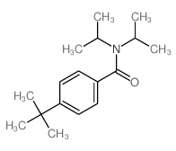 Benzamide,4-(1,1-dimethylethyl)-N,N-bis(1-methylethyl)- Structure