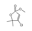 4-chloro-2-methoxy-5,5-dimethyl-2,5-dihydro-[1,2]oxaphosphole 2-oxide Structure