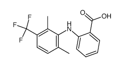 Benzoic acid,2-[[2,6-dimethyl-3-(trifluoromethyl)phenyl]amino]- Structure