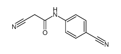 N-(4-cyanophenyl)-2-cyanoacetamide Structure