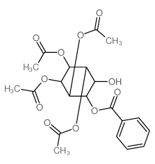 myo-Inositol,1,4,5,6-tetraacetate 3-benzoate (9CI) Structure