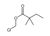 chloromethyl 2,2-dimethylbutanoate Structure