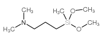 3-[dimethoxy(methyl)silyl]-N,N-dimethylpropan-1-amine Structure