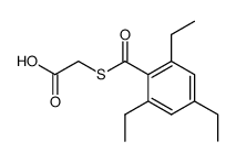 [(2,4,6-Triethylbenzoyl)thio]acetic acid Structure