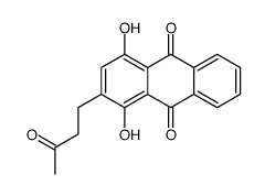 1,4-dihydroxy-2-(3-oxobutyl)anthracene-9,10-dione Structure