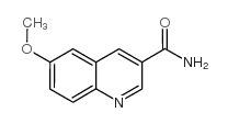 6-甲氧基喹啉-3-羧酰胺结构式