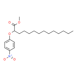 methyl 2-(p-nitrophenoxy)tetradecanoate Structure