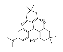 2,2’-[(4-dimethylaminophenyl)methylene]bis(3-hydroxy-5,5-dimethyl-2-cyclohexene-1-one) Structure
