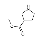 Methyl pyrrolidine-3-carboxylate Structure
