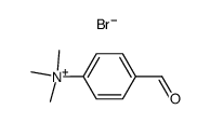 4-formyl-N,N,N-trimethyl-benzenaminium bromide结构式