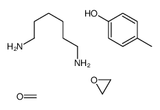 甲醛与1,6-环己胺、4-甲基苯酚和环氧乙烷的聚合物结构式