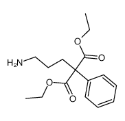 diethyl 2-(3-aminopropyl)-2-phenylmalonate Structure