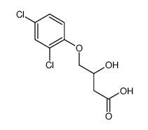 4-(2,4-dichlorophenoxy)-3-hydroxybutanoic acid Structure