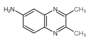 2,3-二甲基-6-氨基喹噁啉结构式