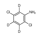 2,5-二氯苯胺-D3结构式