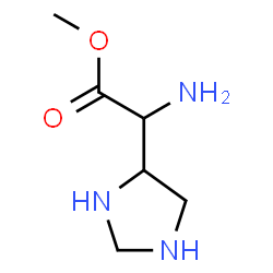 1H-Imidazole-4-acetic acid,-alpha--amino-,methyl ester (9CI) Structure
