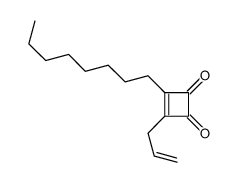 3-octyl-4-prop-2-enylcyclobut-3-ene-1,2-dione Structure